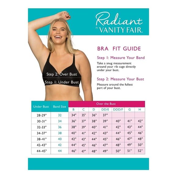 Vanity Fair Radiant Collection Smoothing Minimizer Bra Size 38DD(E) - Picture 4 of 9